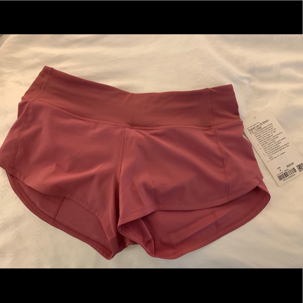 Lululemon pink shorts